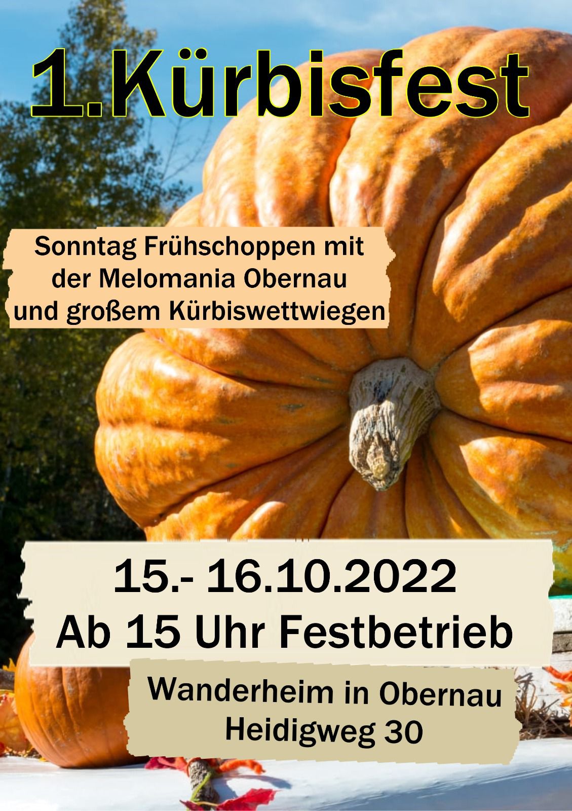 1. Obernauer Kürbisfest